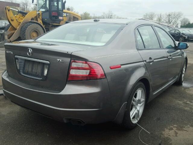 19UUA66268A027575 - 2008 ACURA TL GRAY photo 4