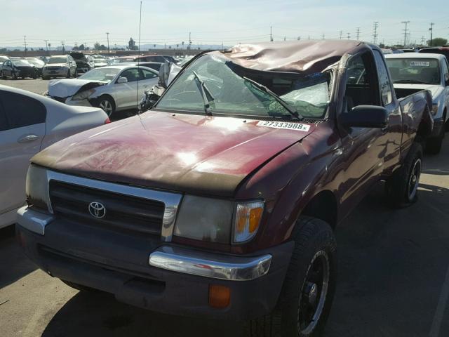 4TASN92N8YZ599000 - 2000 TOYOTA TACOMA XTR RED photo 2