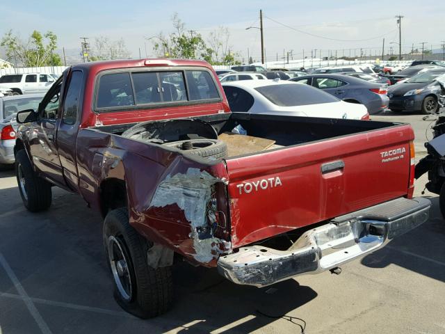 4TASN92N8YZ599000 - 2000 TOYOTA TACOMA XTR RED photo 3