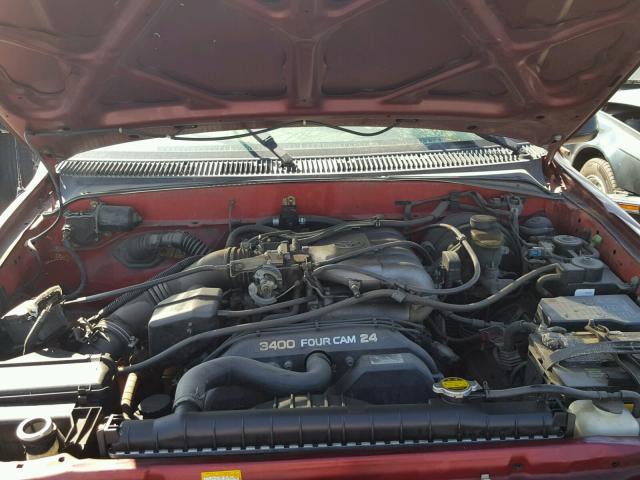 4TASN92N8YZ599000 - 2000 TOYOTA TACOMA XTR RED photo 7