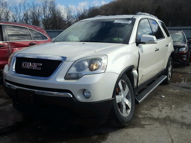 1GKLVMED3AJ105648 - 2010 GMC ACADIA SLT თეთრი ფოტო 2