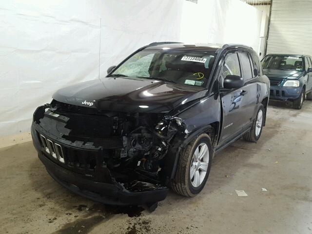 1C4NJCBB8FD335169 - 2015 JEEP COMPASS SP BLACK photo 2