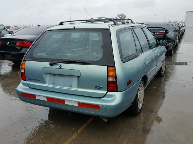 3FALP15P3VR150833 - 1997 FORD ESCORT LX GREEN photo 4