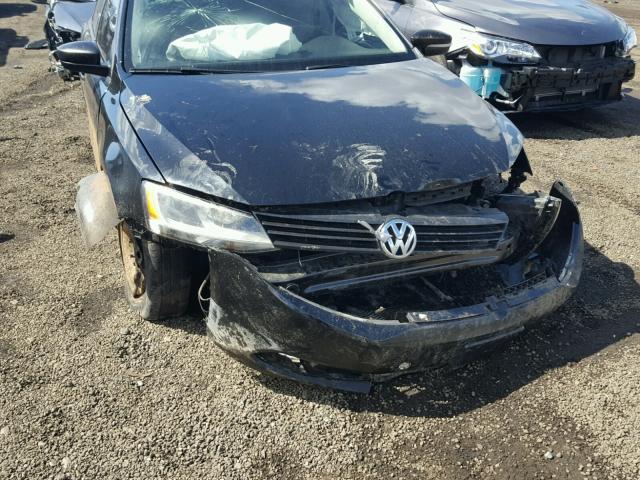3VW1K7AJ6EM327258 - 2014 VOLKSWAGEN JETTA BASE 黑色 照片 9