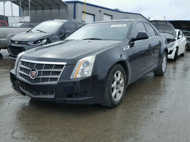 1G6DF577780170144 - 2008 CADILLAC CTS BLACK photo 2