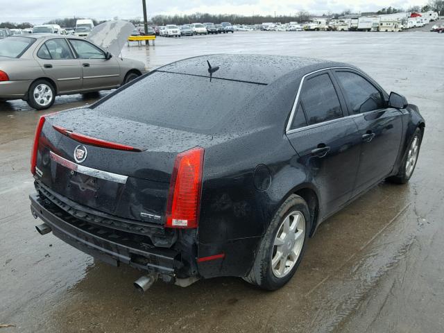 1G6DF577780170144 - 2008 CADILLAC CTS BLACK photo 4