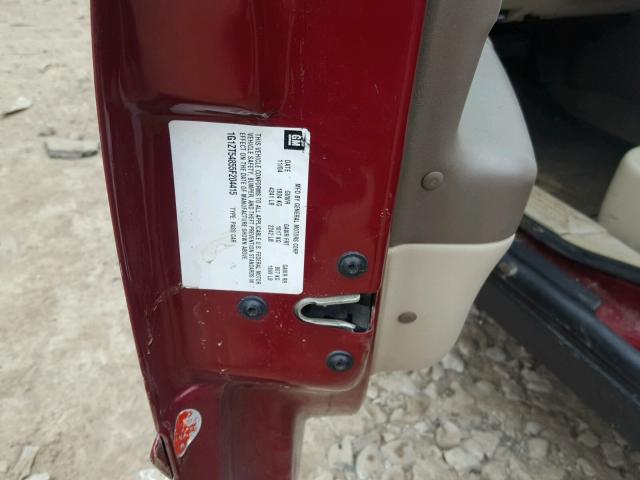 1G1ZT54855F204415 - 2005 CHEVROLET MALIBU LS Qırmızı foto 10