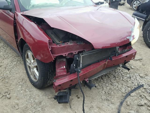 1G1ZT54855F204415 - 2005 CHEVROLET MALIBU LS Qırmızı foto 9