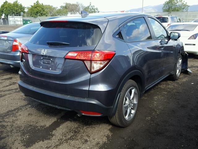 3CZRU5H53HG703361 - 2017 HONDA HR-V EX GRAY photo 4