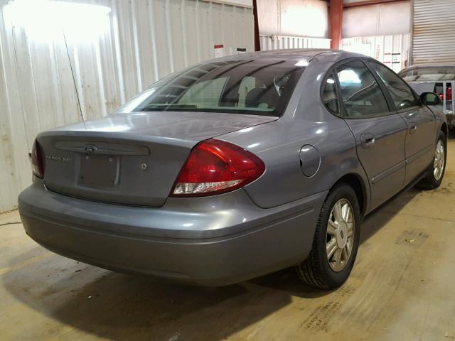 1FAFP56U67A153618 - 2007 FORD TAURUS SEL GRAY photo 4