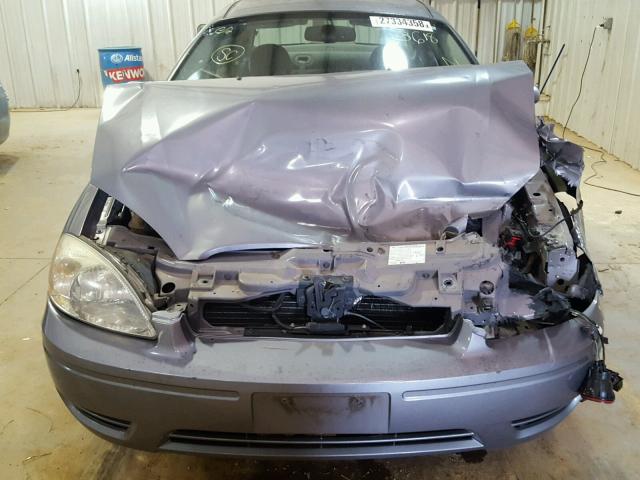 1FAFP56U67A153618 - 2007 FORD TAURUS SEL GRAY photo 7