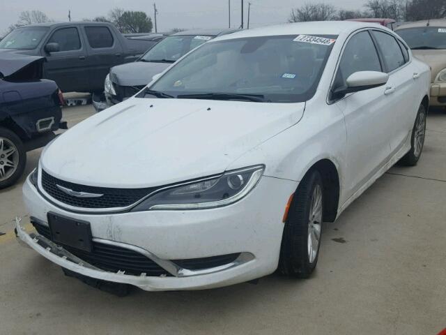 1C3CCCAB5FN734090 - 2015 CHRYSLER 200 LIMITE WHITE photo 2