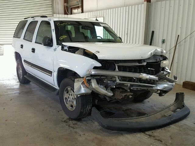 1GNEC13V95J152538 - 2005 CHEVROLET TAHOE C150 WHITE photo 1