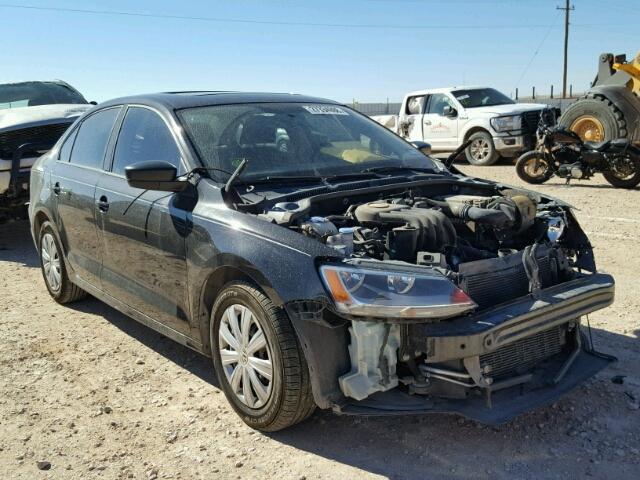 3VW2K7AJ9CM319740 - 2012 VOLKSWAGEN JETTA BASE შავი ფოტო 1