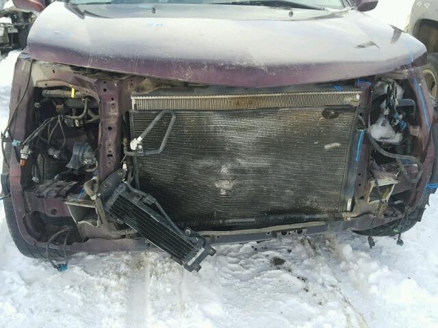 2HNYD2H73BH003309 - 2011 ACURA MDX ADVANC BURGUNDY photo 9