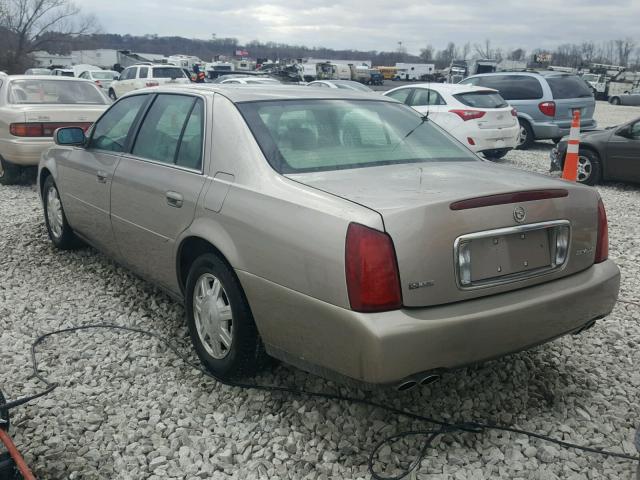 1G6KD54Y44U107211 - 2004 CADILLAC DEVILLE TAN photo 3