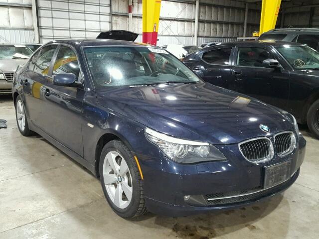 WBANV13548CZ60370 - 2008 BMW 528 XI BLUE photo 1