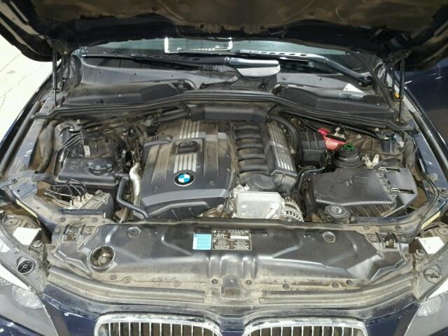 WBANV13548CZ60370 - 2008 BMW 528 XI BLUE photo 7