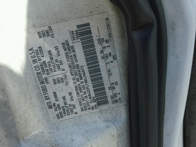 5LMRU27L1WLJ46673 - 1998 LINCOLN NAVIGATOR WHITE photo 10