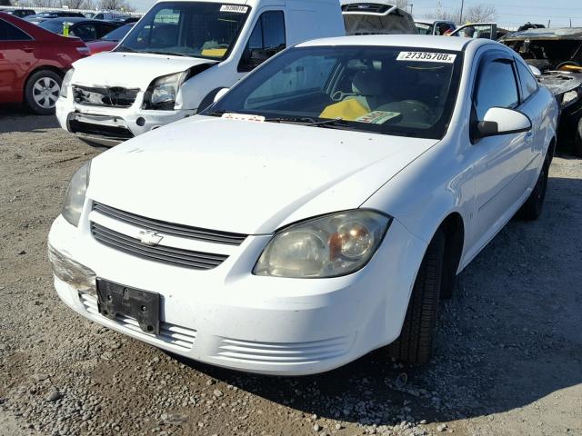 1G1AT18H997146423 - 2009 CHEVROLET COBALT LT WHITE photo 2