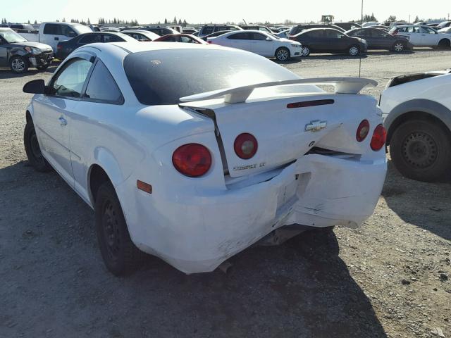 1G1AT18H997146423 - 2009 CHEVROLET COBALT LT WHITE photo 3