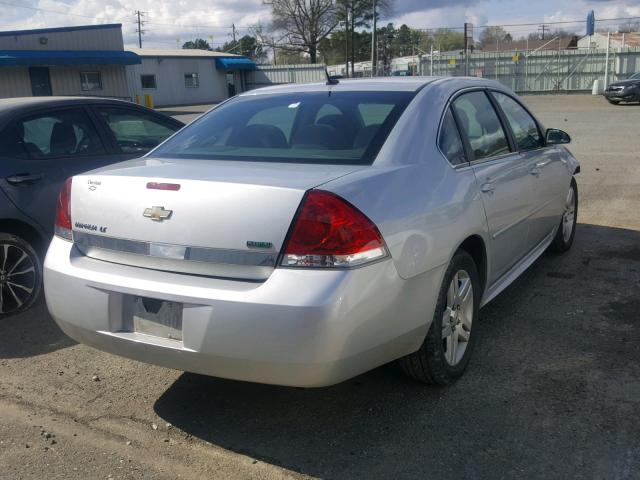 2G1WB5EK4B1192762 - 2011 CHEVROLET IMPALA LT SILVER photo 4