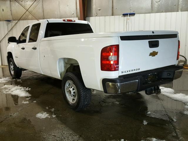 1GC1KVC80BF214564 - 2011 CHEVROLET SILVERADO WHITE photo 3