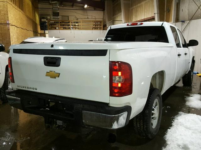 1GC1KVC80BF214564 - 2011 CHEVROLET SILVERADO WHITE photo 4