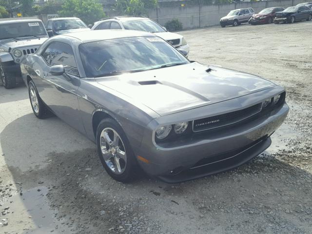 2C3CDYAG4CH197643 - 2012 DODGE CHALLENGER GRAY photo 1