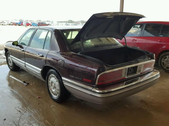 1G4CU5219SH602156 - 1995 BUICK PARK AVENU MAROON photo 3