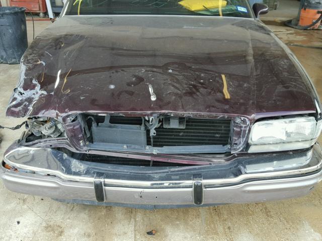 1G4CU5219SH602156 - 1995 BUICK PARK AVENU MAROON photo 7