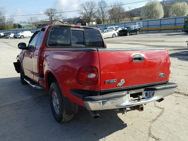 1FTZX0763WKA63653 - 1998 FORD F150 RED photo 3