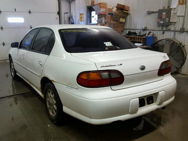 1G1NE52M7XY111640 - 1999 CHEVROLET MALIBU LS WHITE photo 3