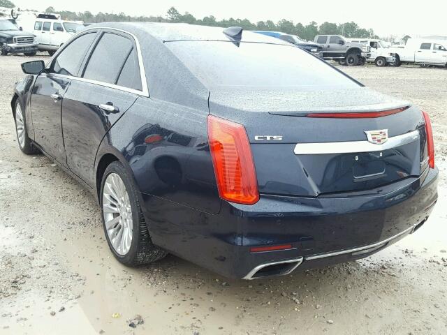 1G6AR5SX4G0114338 - 2016 CADILLAC CTS LUXURY BLUE photo 3