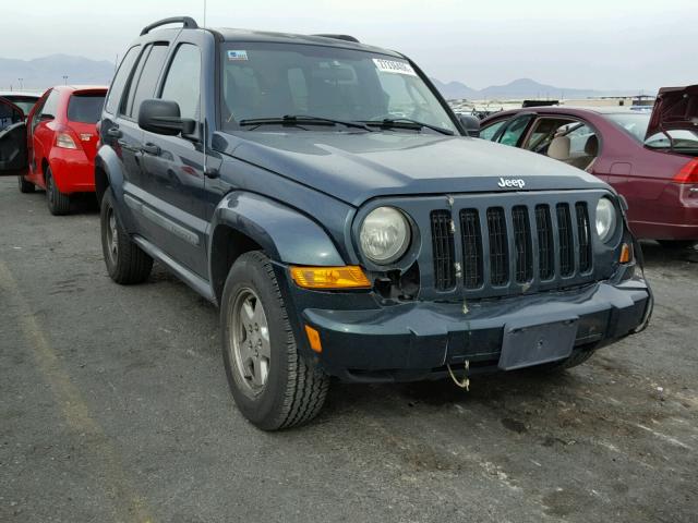 1J4GK38K25W689635 - 2005 JEEP LIBERTY RE GREEN photo 1