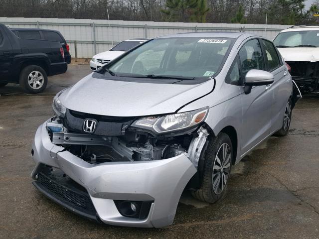 JHMGK5H78GS004964 - 2016 HONDA FIT EX SILVER photo 2