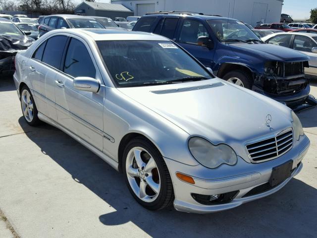 WDBRF40J65F630419 - 2005 MERCEDES-BENZ C 230K SPO SILVER photo 1