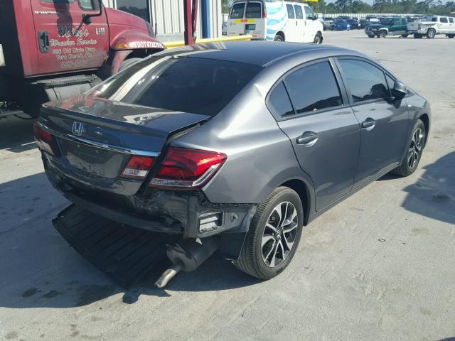 19XFB2F88DE009250 - 2013 HONDA CIVIC EX ნაცრისფერი ფოტო 4