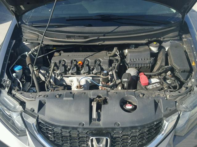 19XFB2F88DE009250 - 2013 HONDA CIVIC EX ნაცრისფერი ფოტო 7