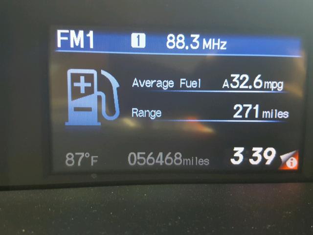 19XFB2F88DE009250 - 2013 HONDA CIVIC EX ნაცრისფერი ფოტო 8