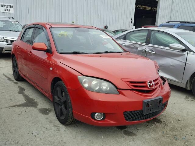 JM1BK143741109522 - 2004 MAZDA 3 HATCHBAC RED photo 1