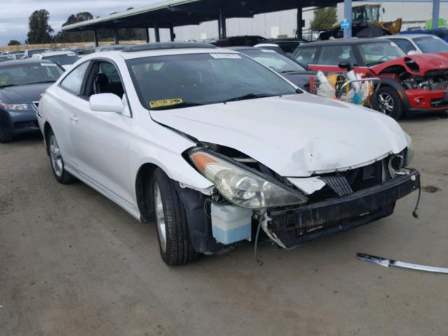 4T1CA38P35U057950 - 2005 TOYOTA CAMRY SOLA WHITE photo 1