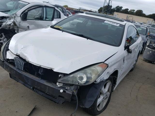 4T1CA38P35U057950 - 2005 TOYOTA CAMRY SOLA WHITE photo 2