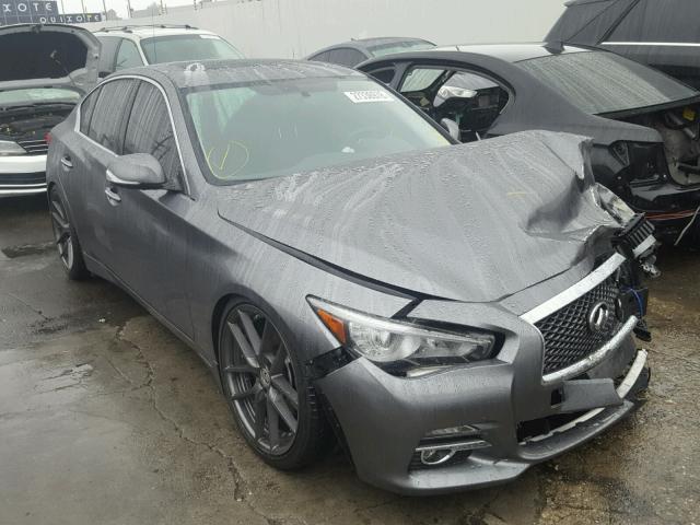 JN1EV7AP1HM742989 - 2017 INFINITI Q50 PREMIU GRAY photo 1