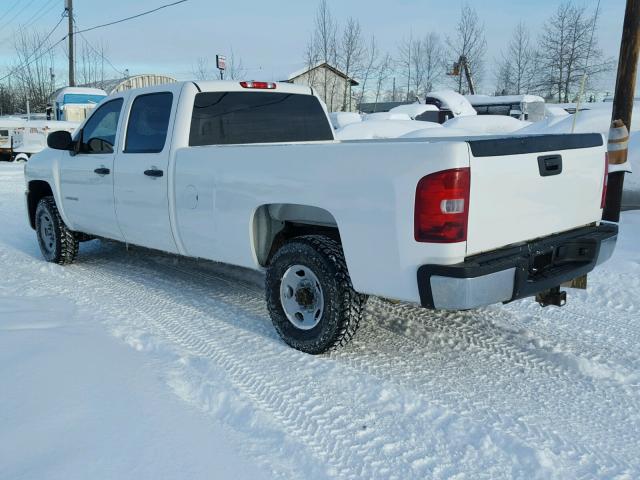 1GC4KVB61AF132533 - 2010 CHEVROLET SILVERADO WHITE photo 3