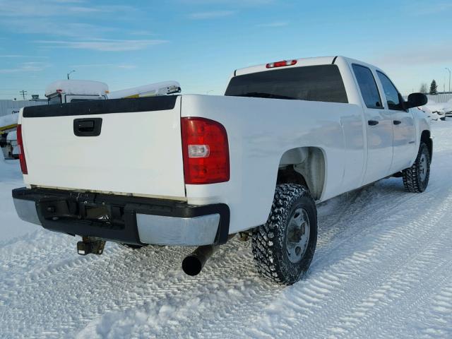 1GC4KVB61AF132533 - 2010 CHEVROLET SILVERADO WHITE photo 4