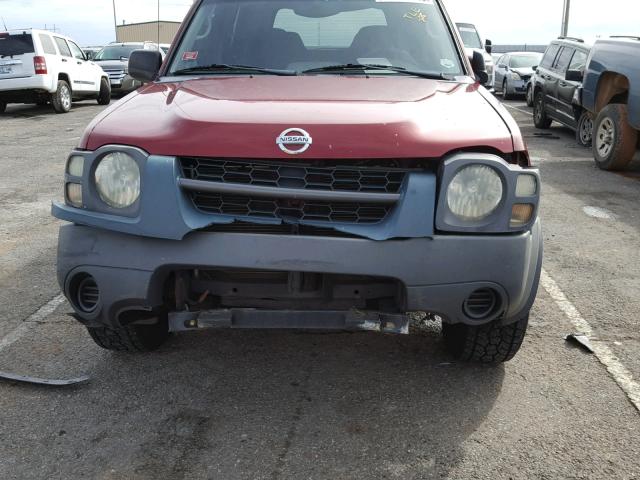 5N1ED28T44C635405 - 2004 NISSAN XTERRA XE RED photo 9