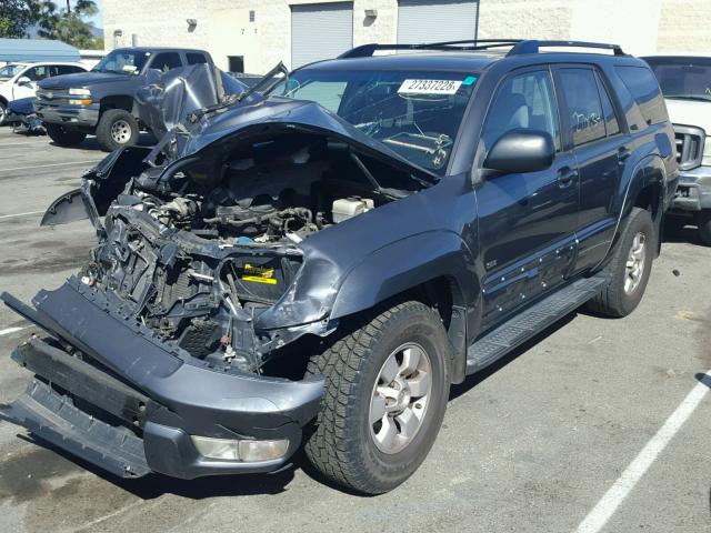 JTEZU14R458031959 - 2005 TOYOTA 4RUNNER SR GRAY photo 2