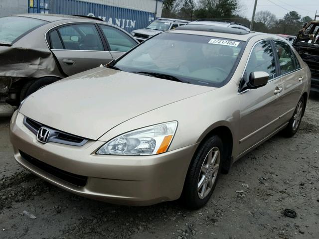 1HGCM66504A053869 - 2004 HONDA ACCORD EX GOLD photo 2