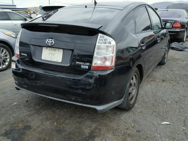 JTDKB20U577576251 - 2007 TOYOTA PRIUS BLACK photo 4